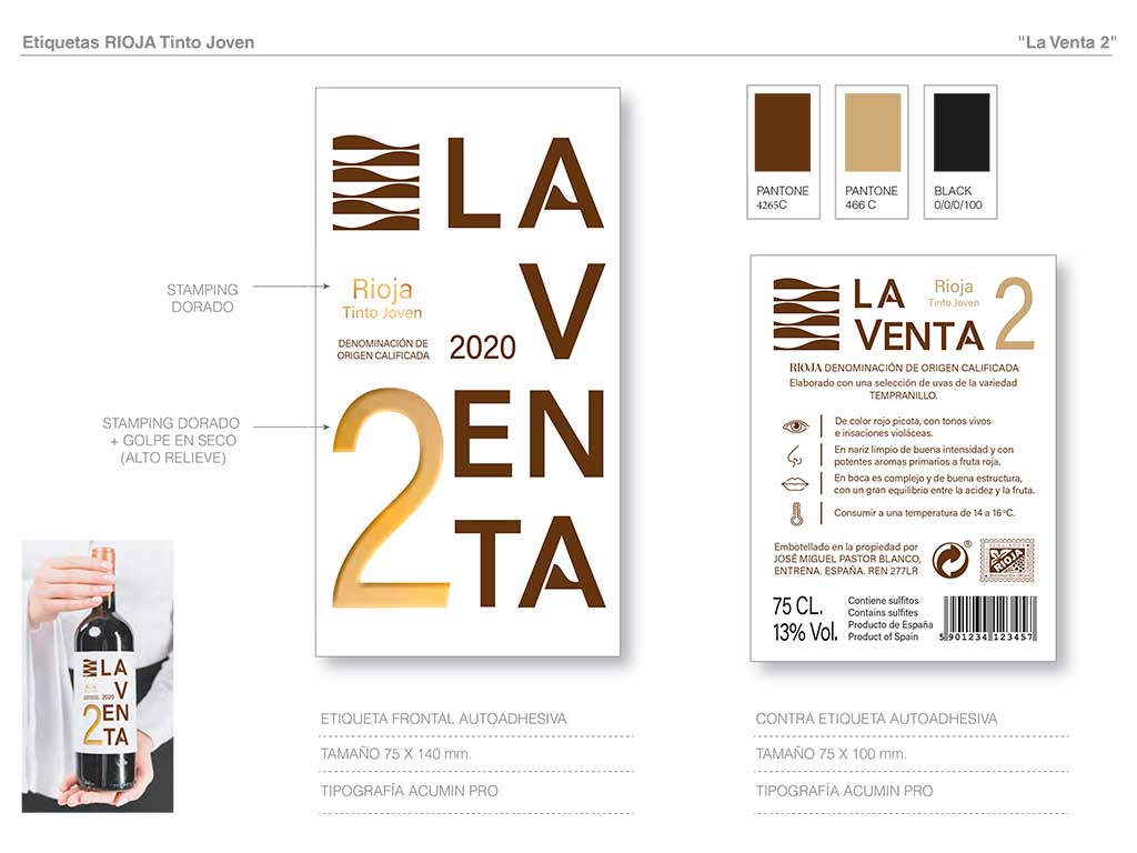 Etiqueta Vino  La Venta