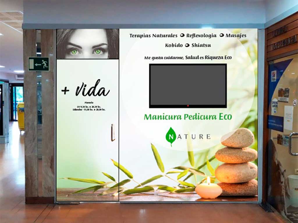 Vinilo escaparate tienda